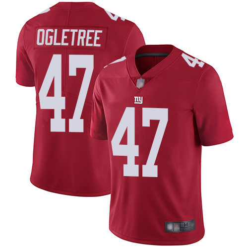 Personalized Giants #47 Alec Ogletree Red Alternate Men’s Stitched Football Untouchable Limited Jersey