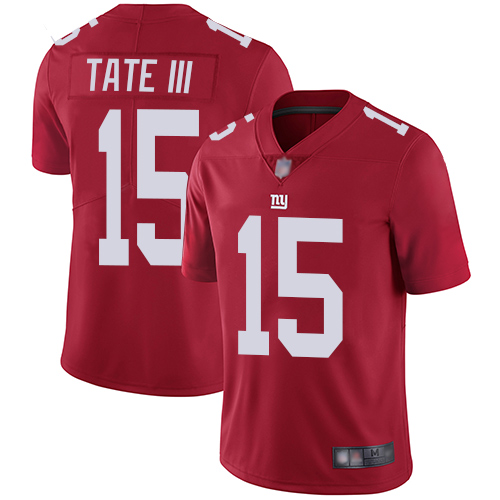 Personalized Giants #15 Golden Tate III Red Alternate Men’s Stitched Football Untouchable Limited Jersey