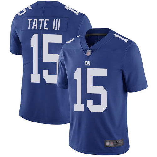 Personalized Giants #15 Golden Tate III Royal Blue Team Color Men’s Stitched Football Untouchable Limited Jersey