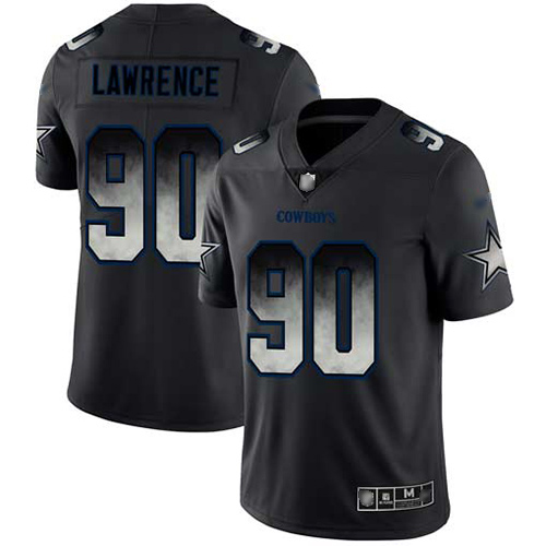 Personalized Cowboys #90 Demarcus Lawrence Black Men’s Stitched Football Untouchable Limited Smoke Fashion Jersey