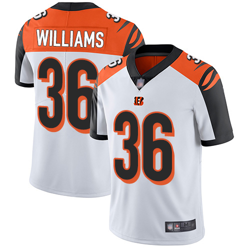Personalized Bengals #36 Shawn Williams White Men’s Stitched Football Untouchable Limited Jersey