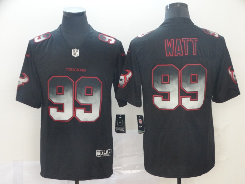 Personalized Texans 99 J.J. Watt Black Arch Smoke Untouchable Limited Jersey
