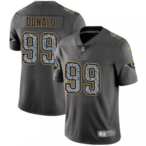 Personalized Rams 99 Aaron Donald Gray Camo Untouchable Limited Jersey