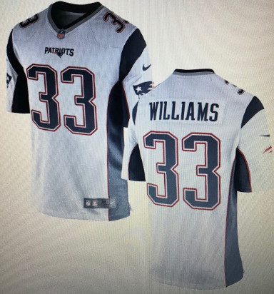 Personalized Patriots #33 Joejuan Williams White Limited Jersey
