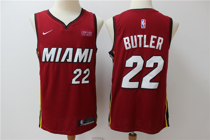 Personalized Heat 22 Jimmy Butler Red Swingman Jerseys
