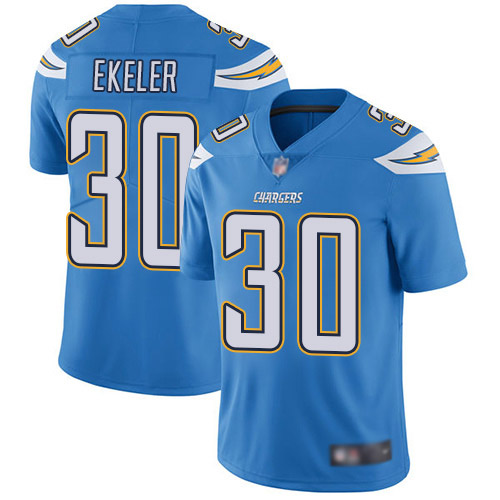 Personalized Chargers #30 Austin Ekeler Electric Blue Alternate Youth Stitched Football Untouchable Limited Jersey