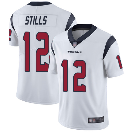 Personalized Texans #12 Kenny Stills White Men’s Stitched Football Untouchable Limited Jersey