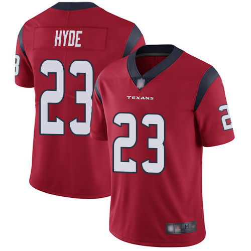 Personalized Texans #23 Carlos Hyde Red Alternate Men’s Stitched Football Untouchable Limited Jersey