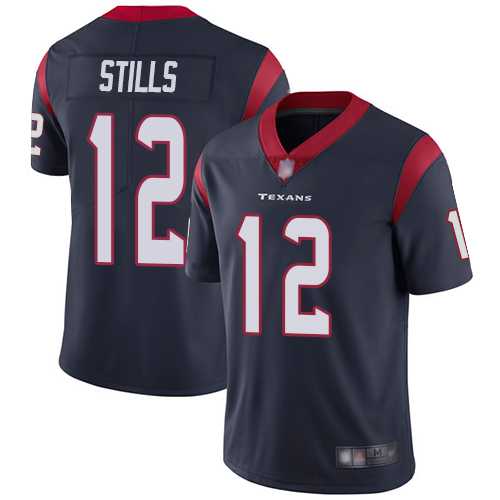 Personalized Texans #12 Kenny Stills Navy Blue Team Color Men’s Stitched Football Untouchable Limited Jersey