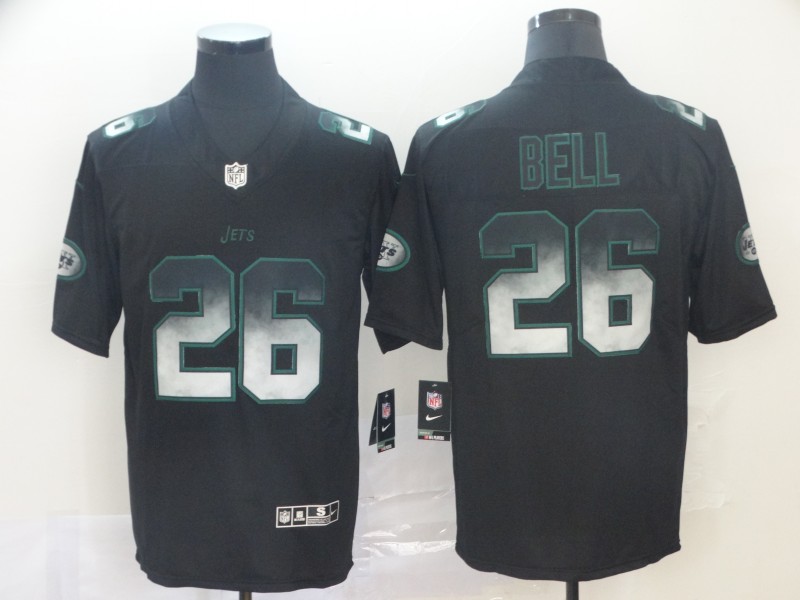 Personalized Jets 26 Le’Veon Bell Black Arch Smoke Untouchable Limited Jersey