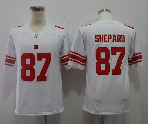 Personalized Giants 87 Sterling Shepard White Untouchable Limited Jersey