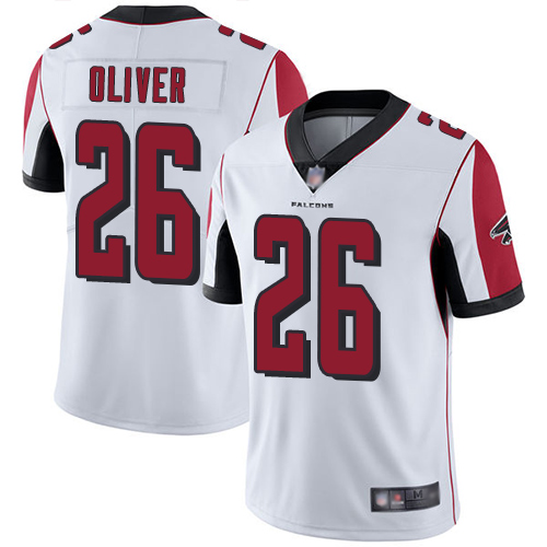Personalized Falcons #26 Isaiah Oliver White Men’s Stitched Football Untouchable Limited Jersey