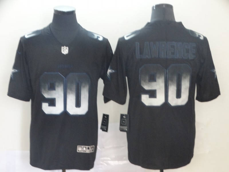 Personalized Cowboys 90 DeMarcus Lawrence Black Arch Smoke Untouchable Limited Jersey