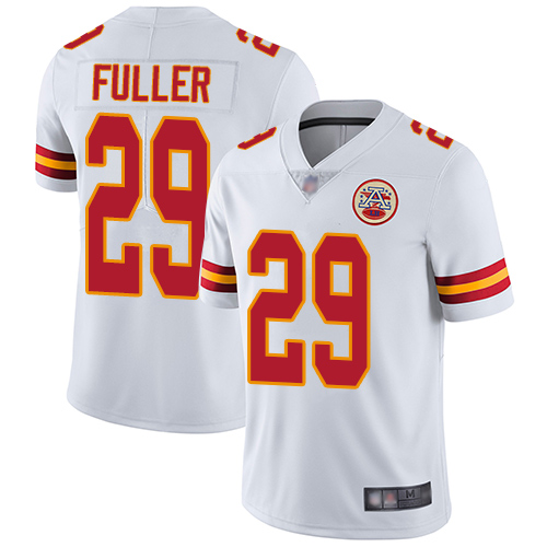 Personalized Chiefs #29 Kendall Fuller White Men’s Stitched Football Untouchable Limited Jersey
