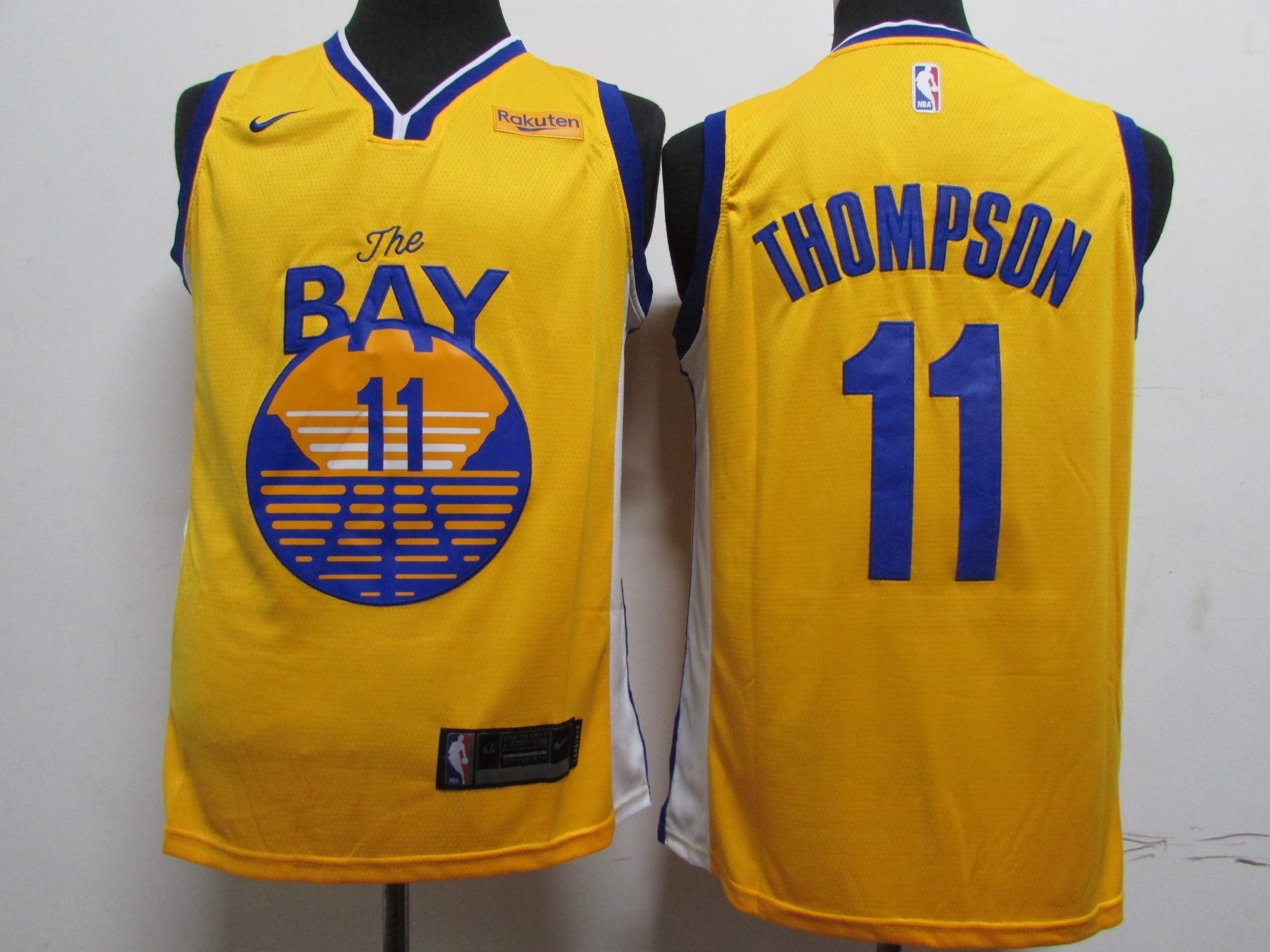 Personalized Warriors 11 Klay Thompson Blue 2020 New Swingman Jersey