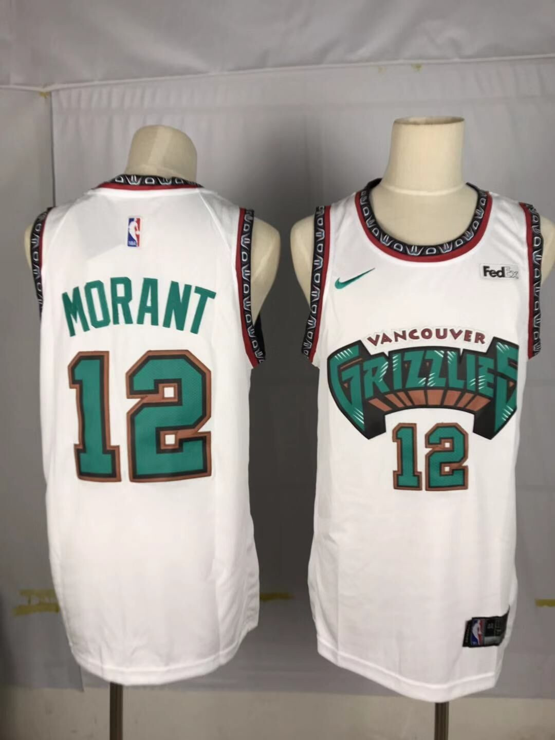 Personalized Grizzlies 12 Ja Morant White Swingman Jersey