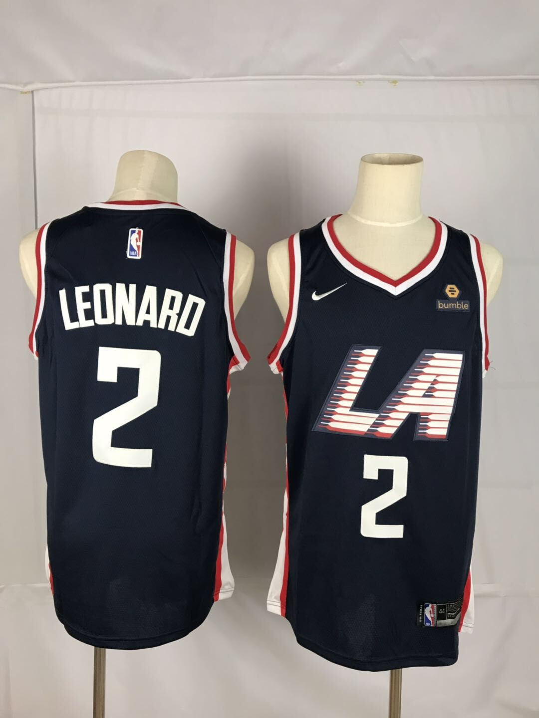 Personalized Clippers 2 Kawhi Leonard Black City Edition Swingman Jersey