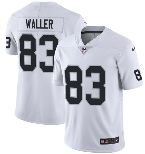 Personalized Oakland Raiders #83 Darren Waller White Limited Jersey