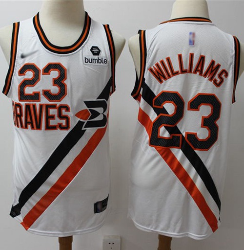 Personalized Clippers #23 Louis Williams White Basketball Swingman Hardwood Classics Jersey