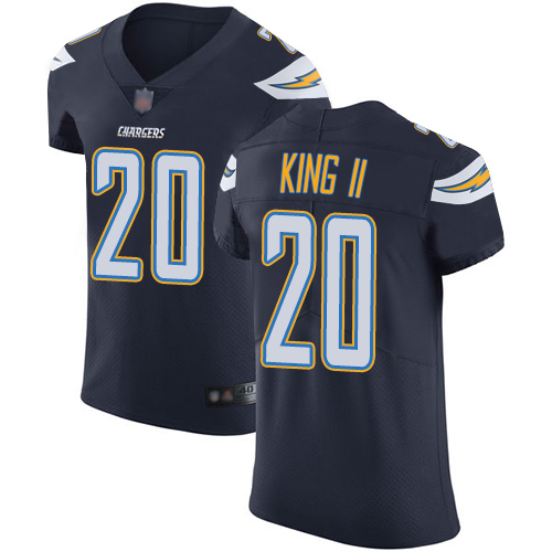 Personalized Chargers #20 Desmond King II Navy Blue Team Color Men’s Stitched Football Untouchable Elite Jersey