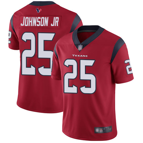 Personalized Texans #25 Duke Johnson Jr Red Alternate Youth Stitched Football Untouchable Limited Jersey