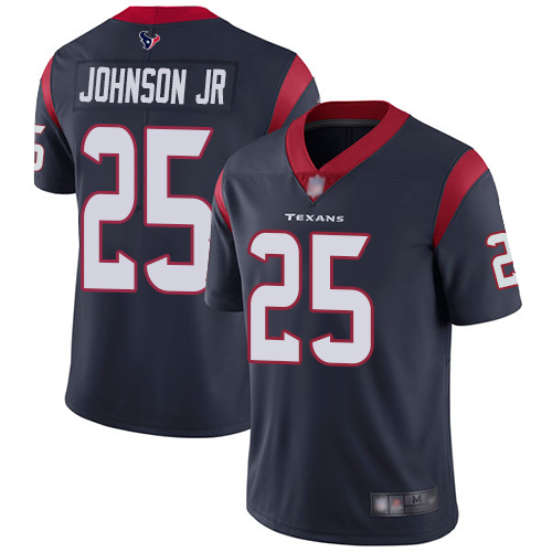 Personalized Texans #25 Duke Johnson Jr Navy Blue Team Color Youth Stitched Football Untouchable Limited Jersey