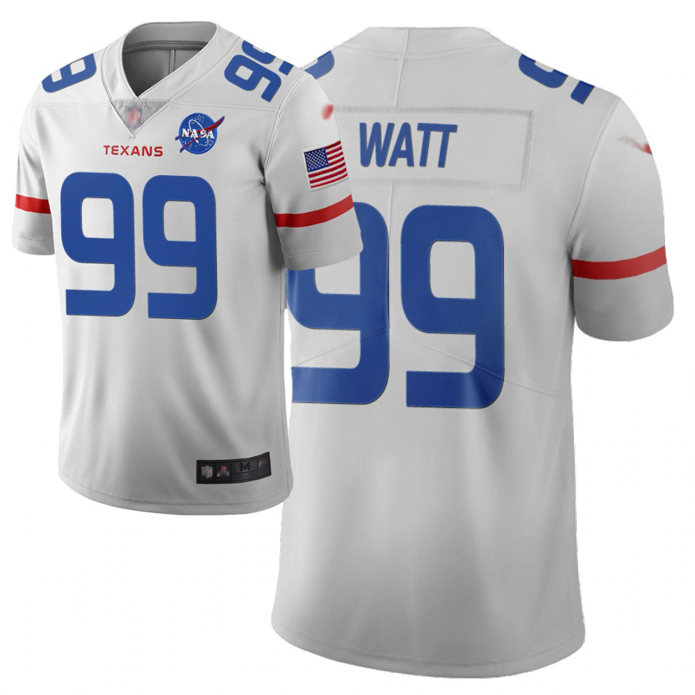Personalized Texans #99 J.J. Watt White Men’s Stitched Football Limited City Edition Jersey