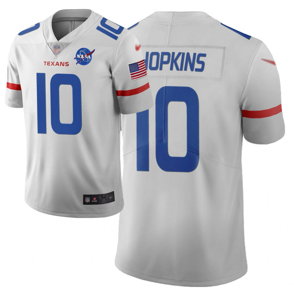 Personalized Texans #10 DeAndre Hopkins White Men’s Stitched Football Limited City Edition Jersey