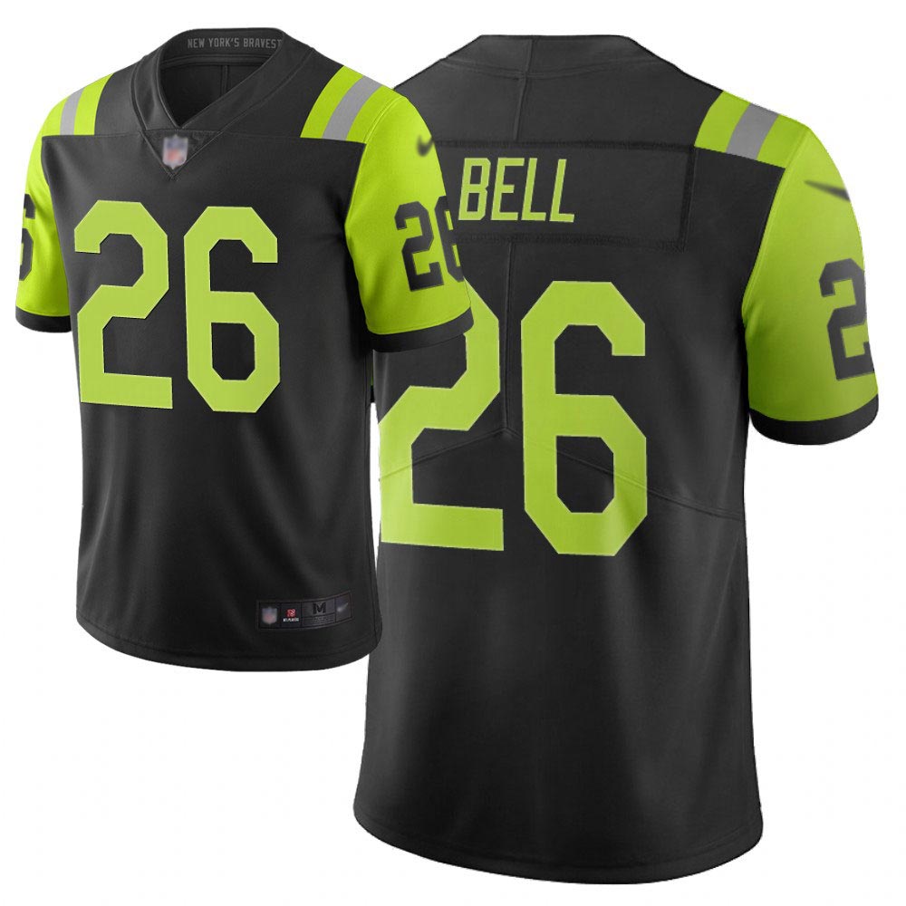 Personalized Jets #26 Le’Veon Bell Black Men’s Stitched Football Limited City Edition Jersey