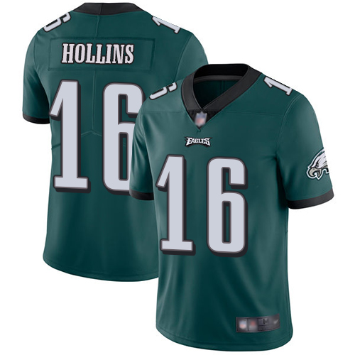Personalized Eagles #16 Mack Hollins Midnight Green Team Color Men’s Stitched Football Untouchable Limited Jersey