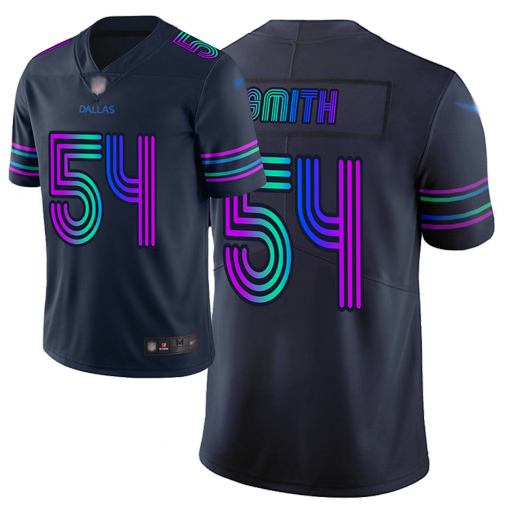 Personalized Cowboys #54 Jaylon Smith Navy Men’s Stitched Football Limited City Edition Jersey