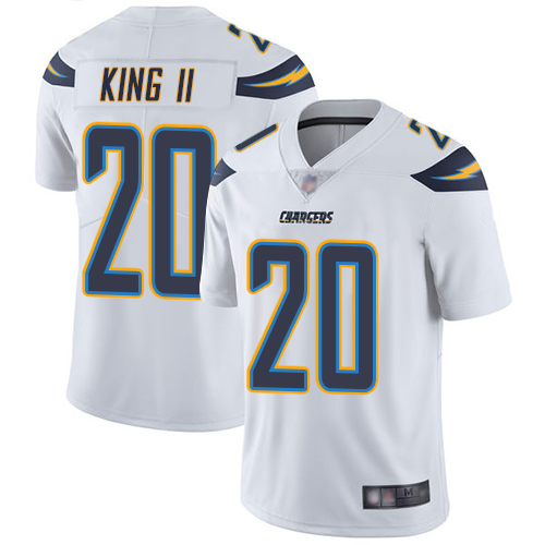 Personalized Chargers #20 Desmond King II White Men’s Stitched Football Untouchable Limited Jersey