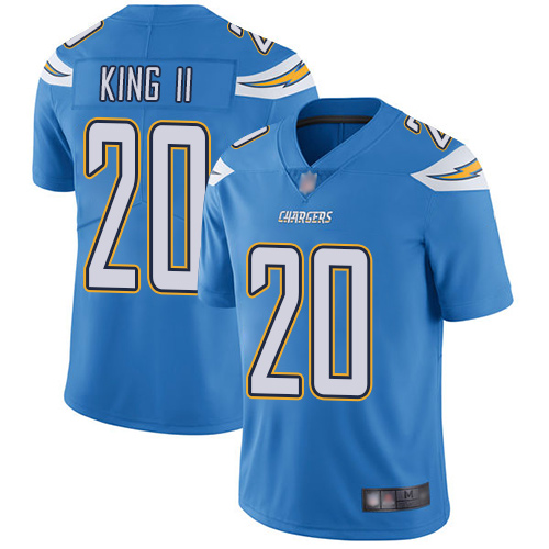 Personalized Chargers #20 Desmond King II Electric Blue Alternate Men’s Stitched Football Untouchable Limited Jersey