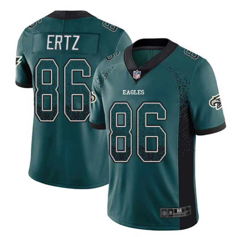 Personalized Eagles 86 Zach Ertz Green Drift Fashion Limited Jersey