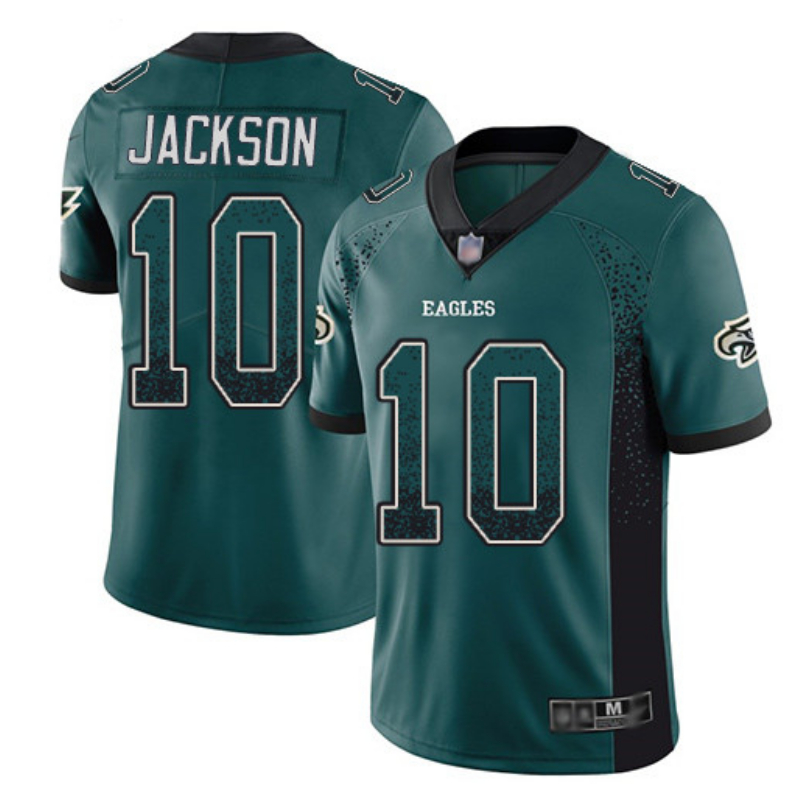 Personalized Eagles 10 DeSean Jackson Green Drift Fashion Limited Jersey