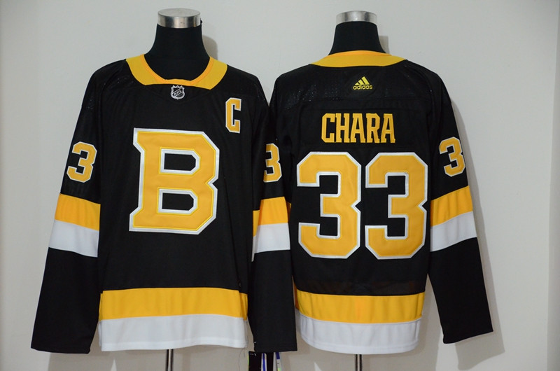 Personalized Bruins 33 Zdeno Chara Black Jersey