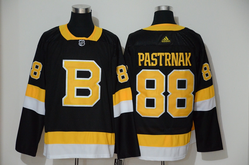 Personalized Bruins 88 David Pastrnak Black Jersey