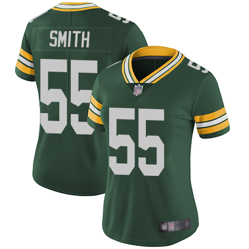 Personalized Packers #55 Za’Darius Smith Green Team Color Women’s Stitched Football Untouchable Limited Jersey