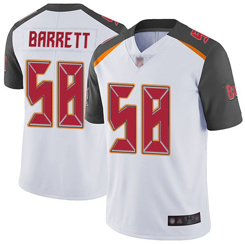 Personalized Buccaneers #58 Shaquil Barrett White Youth Stitched Football Untouchable Limited Jersey