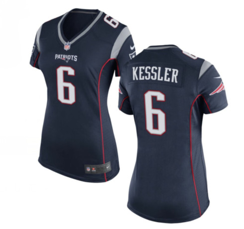Personalized Women’s Patriots #6 Cody Kessler Navy Blue Team Football Untouchable Limited Women’s jerseys