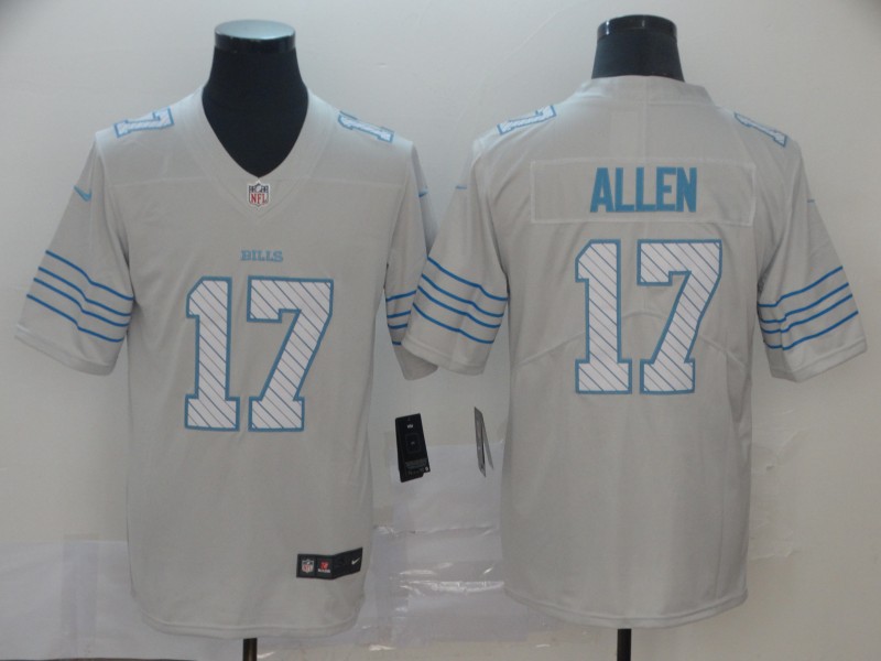 Personalized Bills 17 Josh Allen White City Edition Untouchable Limited Jersey
