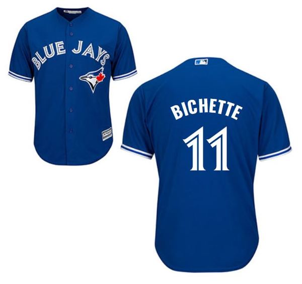 Personalized Toronto Blue Jays #11 Bo Bichette Blue Cool base Jersey