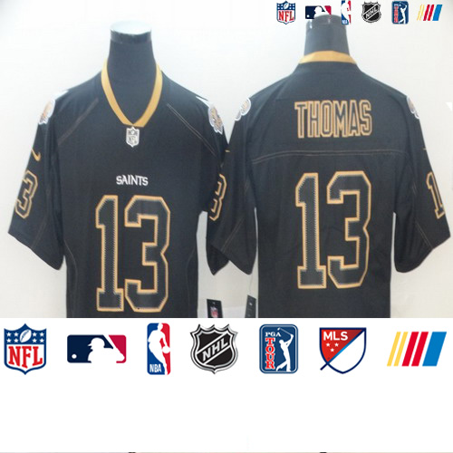 Personalized Saints 13 Michael Thomas Black Shadow Legend Limited Jersey