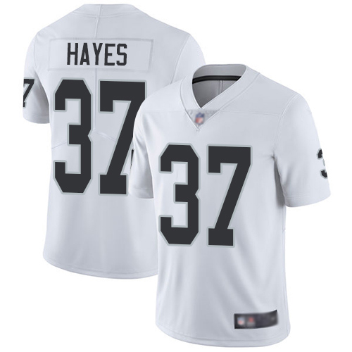 Personalized Oakland Raiders #37 Lester Hayes Men’s Untouchable Limited White Jersey
