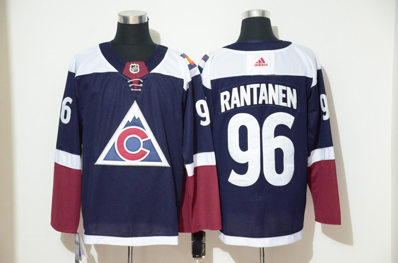 Personalized Avalanche 96 Mikko Rantanen Navy Jersey