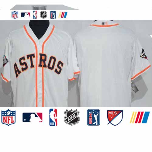 Personalized Astros Blank White New Cool Base 2019 World Series Bound Stitched Baseball Jersey