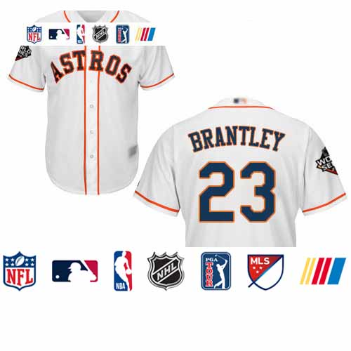 Personalized Astros #23 Michael Brantley White New Cool Base 2019 World Series Bound Stitched Baseball Jersey