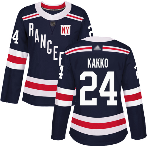 Personalized Rangers #24 Kaapo Kakko Navy Blue Authentic 2018 Winter Classic Women’s Stitched Hockey Jersey