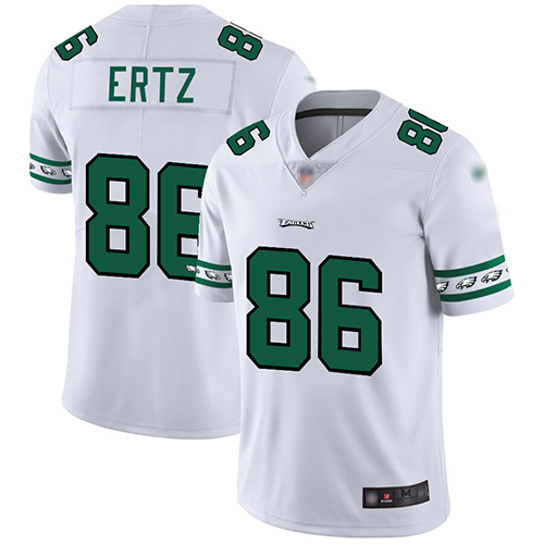 Personalized Eagles #86 Zach Ertz White Men’s Stitched Football Limited Team Logo Fashion Jersey