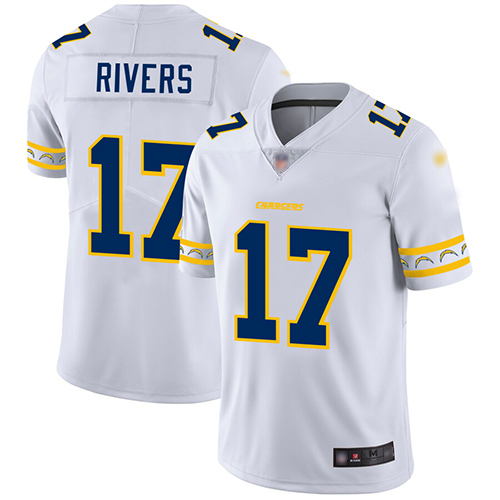 Personalized Chargers #17 Philip Rivers White Men’s Stitched Football Limited Team Logo Fashion Jersey
